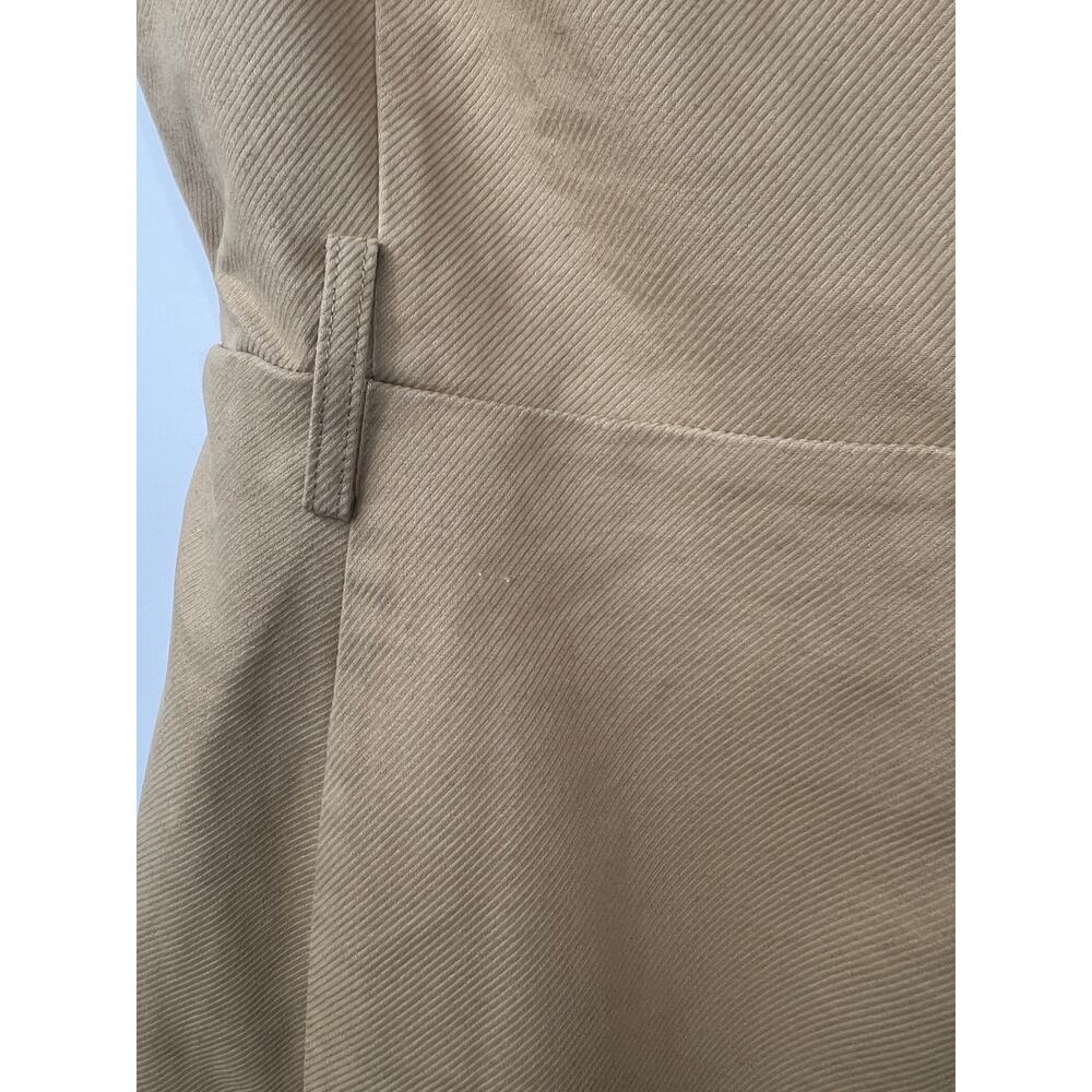 MOUSSY‎ Women's V Neck Belted Waist Denim Dress Sleeveless Solid Khaki Size S 1 - Picture 3 of 9